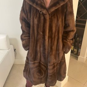 Mink coat size medium